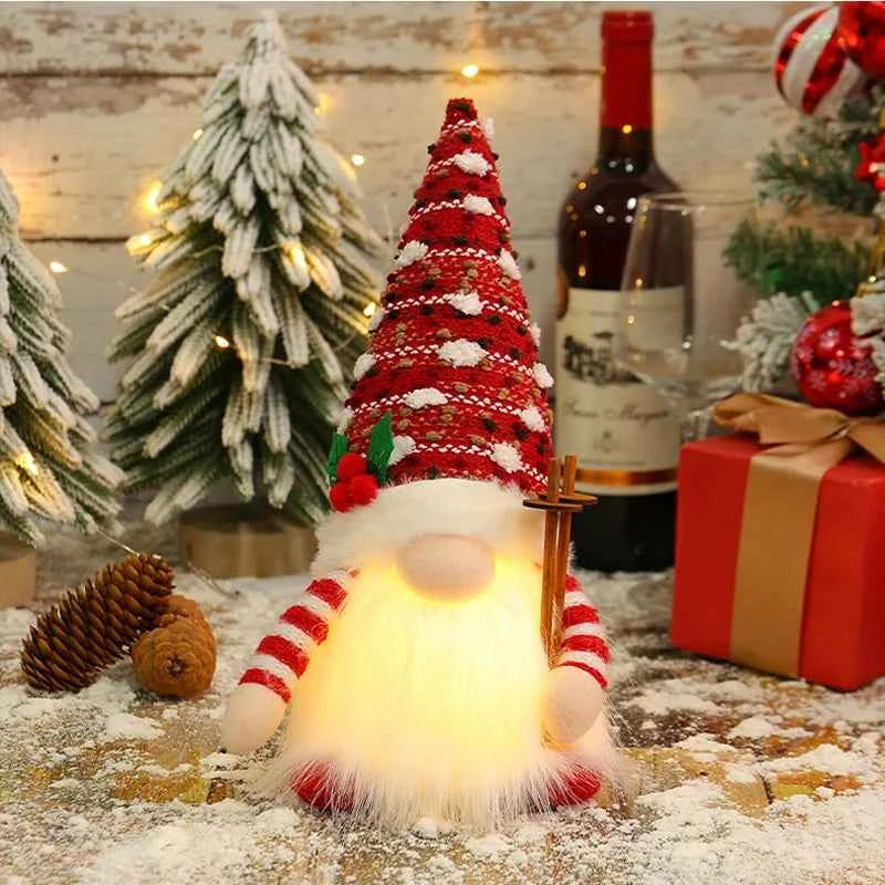 Gnome de Noël LED 30cm - Décoration Magique