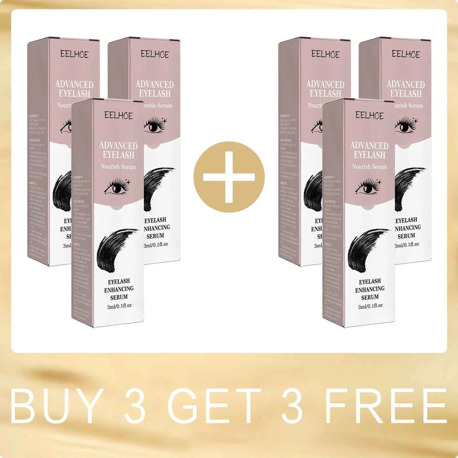 EELHOE 7 Days Eyelash Enhancer Serum Lengthening Eyelashes Curl Thicken Natural Eyelashes Deep Nourishing Eyelash Serum Growth