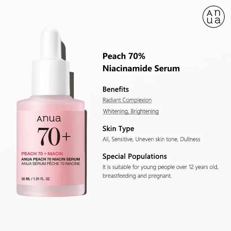 Sérum Visage Anua Pêche 70 Niacinamide