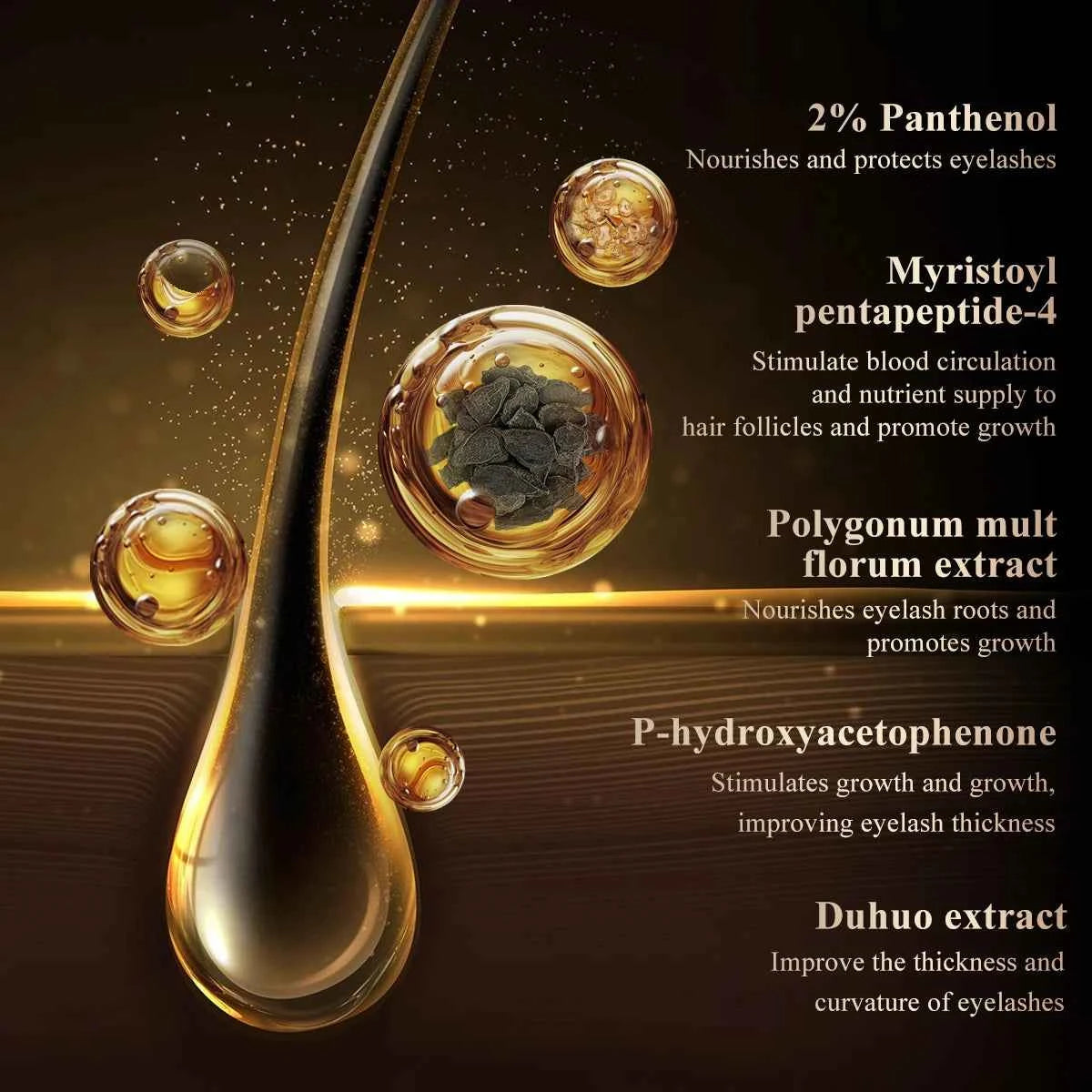 Eyelash Growth Serum For Eyelash Growth Brow Serum Growth Longer Fuller Thicker Eyelash Firm Eyelash Nutrition Eyelash Serum