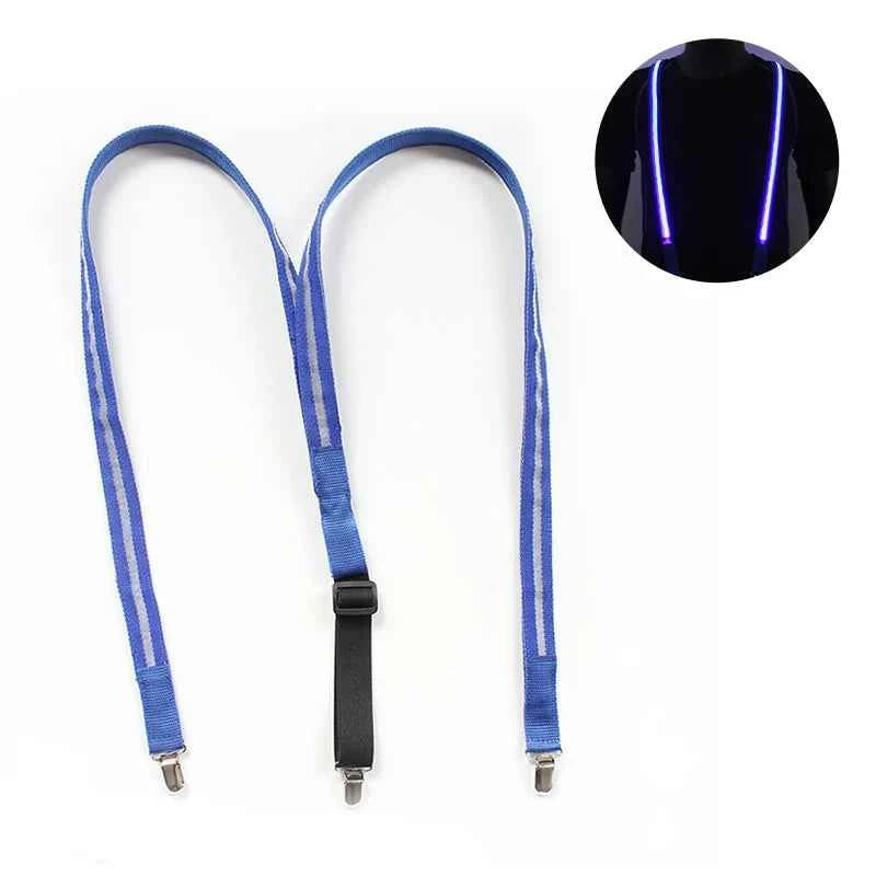 Suspenders LED Lumineux pour Fête et Halloween