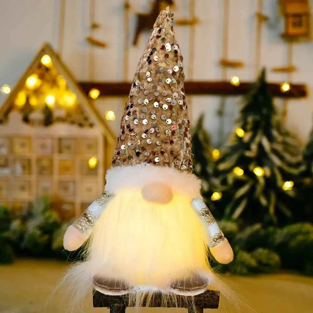 Gnome de Noël LED 30cm - Décoration Magique