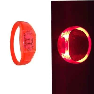 Bracelets LED Glissants Activés par le Son - 6pcs