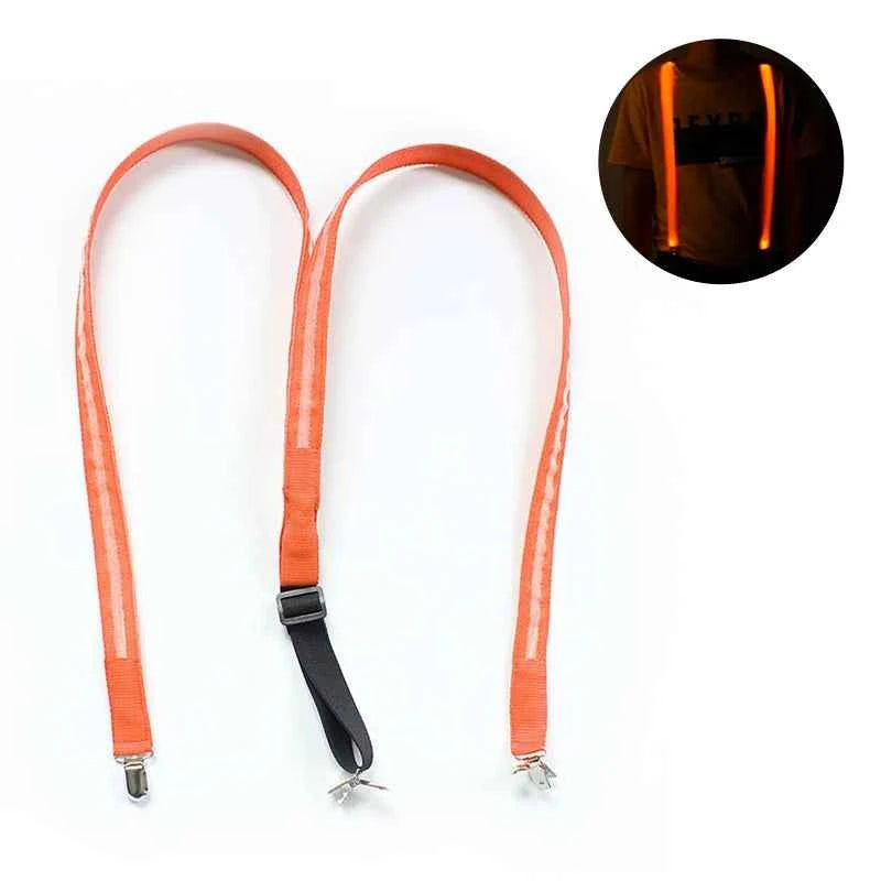 Suspenders LED Lumineux pour Fête et Halloween
