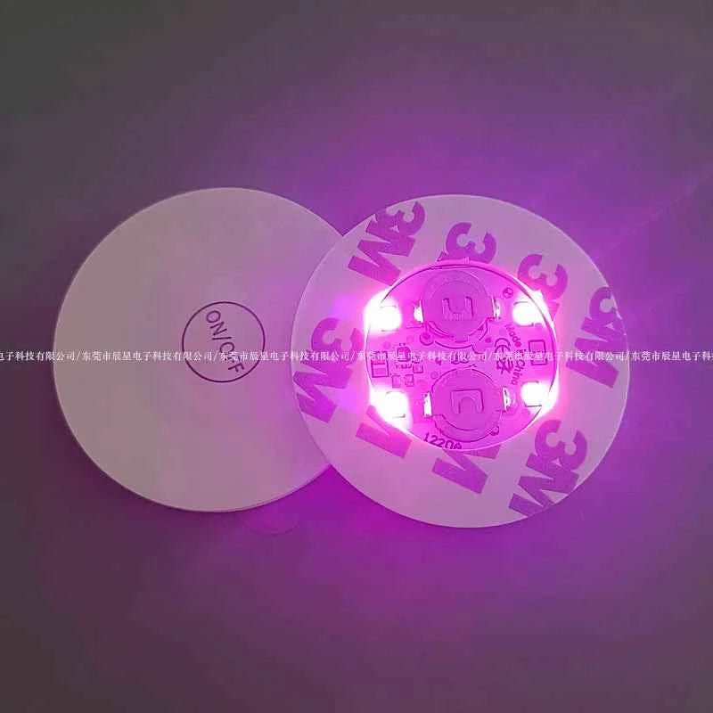 Stickers LED Colorés pour Tasses - 40 Pcs