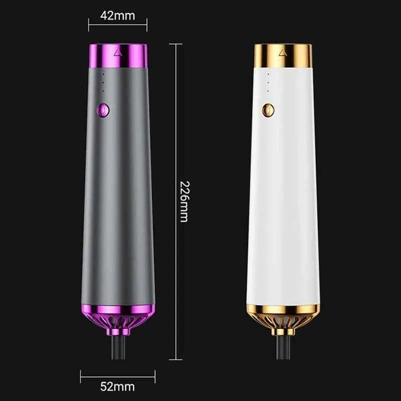 Multi functional hair dryer 5-in-1 hot air comb straight hair comb negative ion hair care curling iron hair dryer styling