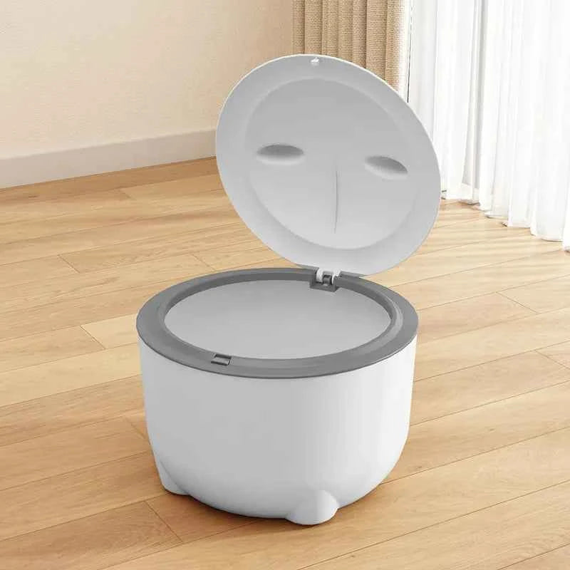 Cat Excrement Trash Can Fully Enclosed Cat Litter Basin Cat Toilet Cat Litter Special Garbage Can Excrement Supplies