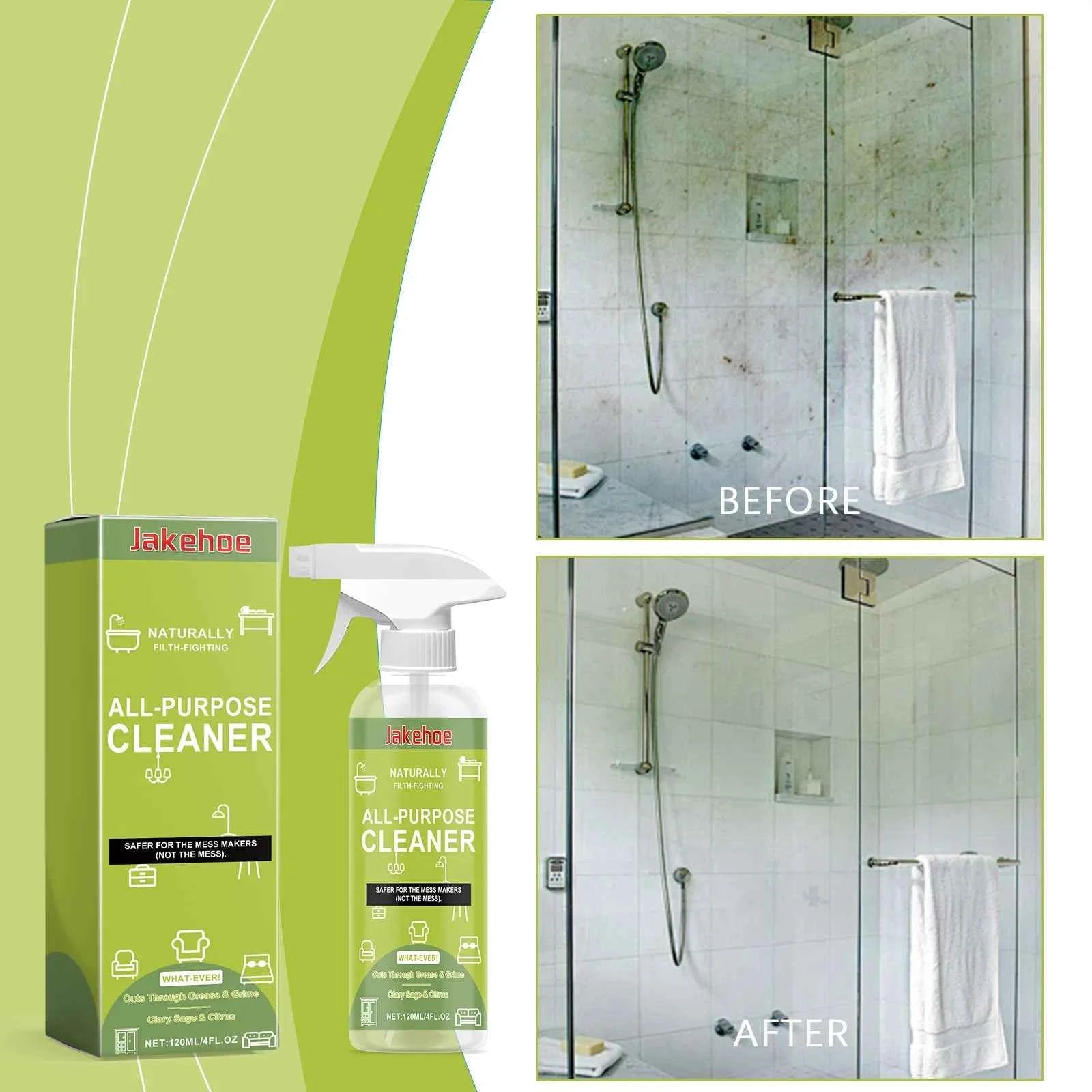 Jakehoe All Purpose Cleaner Spray Multi-Purpose Disinfecting Spray Kitchen & Bathroom Countertop Stain Cleaner