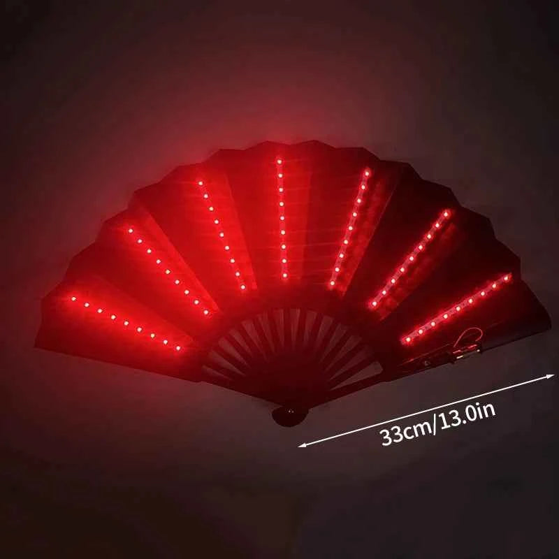 Éventail LED Pliant Lumineux pour Festivals