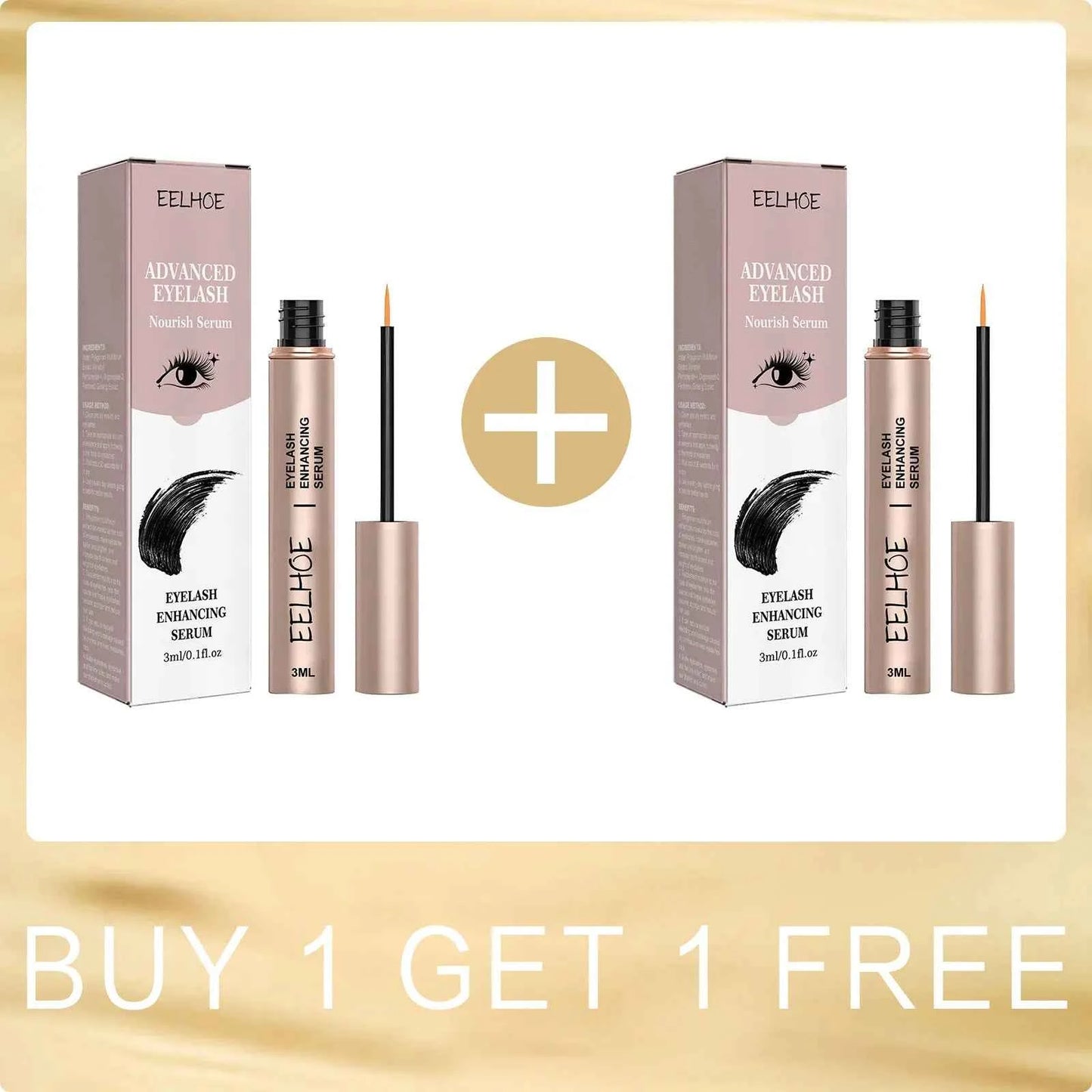 EELHOE 7 Days Eyelash Enhancer Serum Lengthening Eyelashes Curl Thicken Natural Eyelashes Deep Nourishing Eyelash Serum Growth