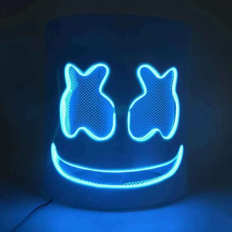 Masque LED Halloween Lumineux Unisexe