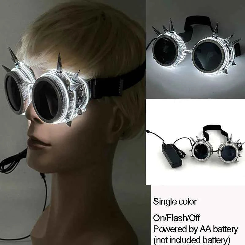 Lunettes LED Colorées Lumineuses pour Fête