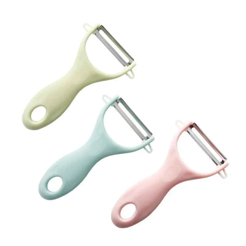 Fruit and vegetable peeling knife handheld stainless steel peeling knife potato peeling knife melon planing peeler kitchen tool