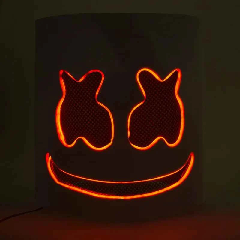 Masque LED Halloween Lumineux Unisexe