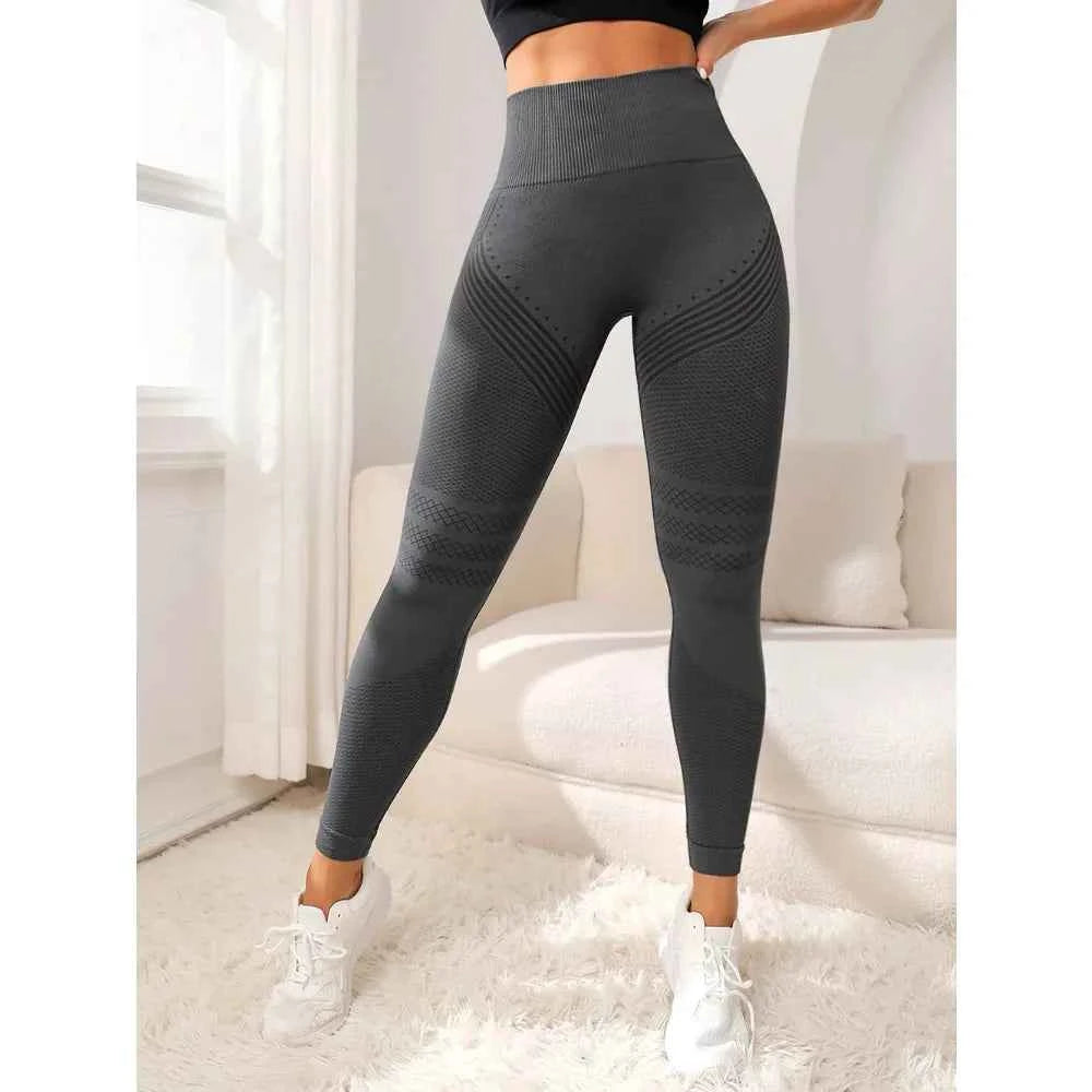 Leggings de Yoga Seamless Femme Haute Taille