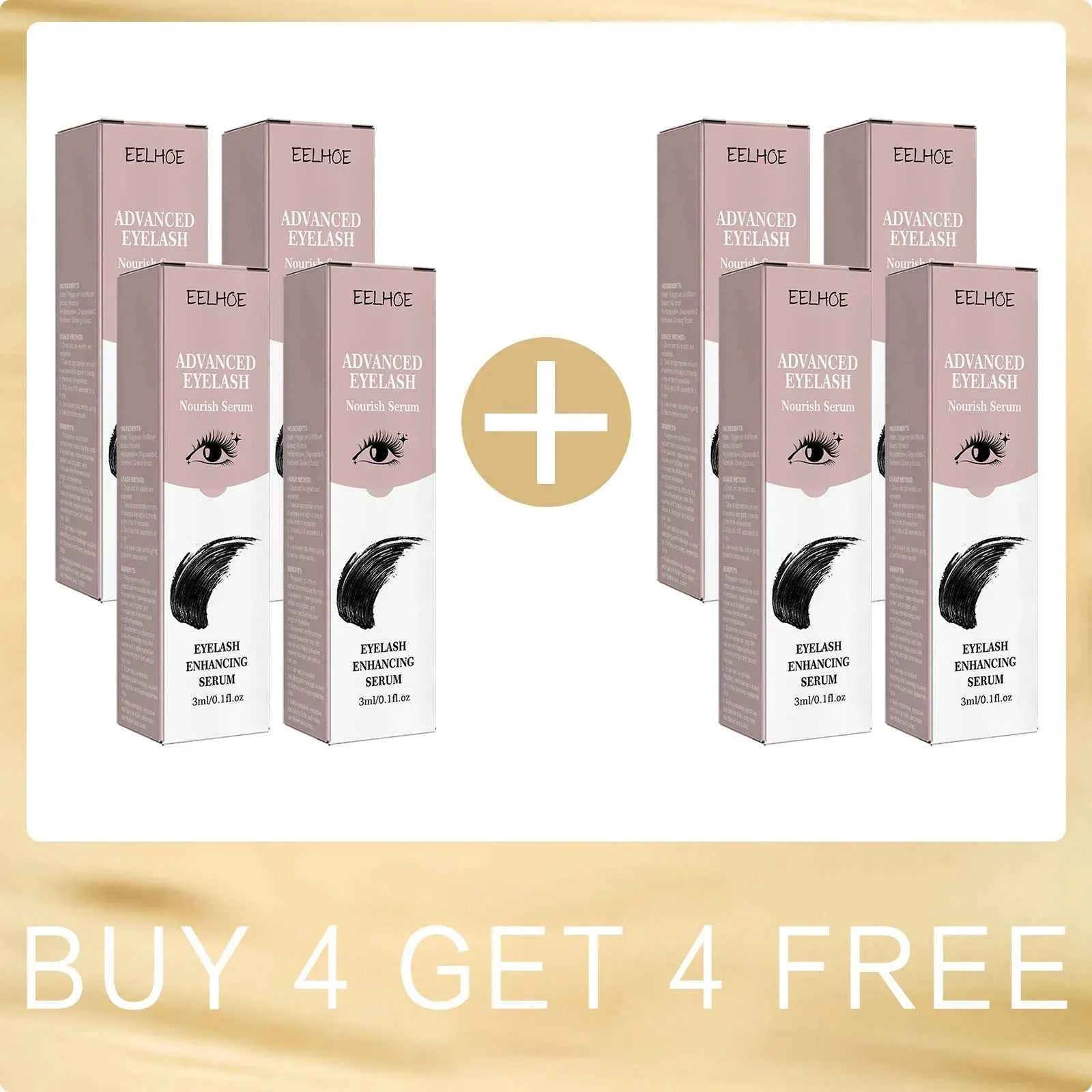 EELHOE 7 Days Eyelash Enhancer Serum Lengthening Eyelashes Curl Thicken Natural Eyelashes Deep Nourishing Eyelash Serum Growth