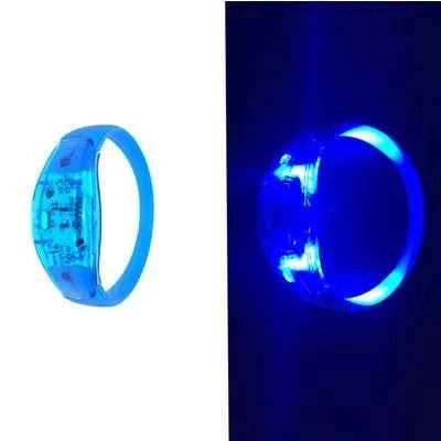 Bracelets LED Glissants Activés par le Son - 6pcs