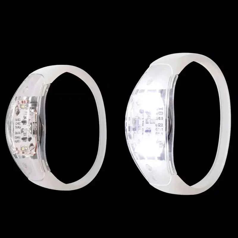 Bracelets LED Glissants Activés par le Son - 6pcs