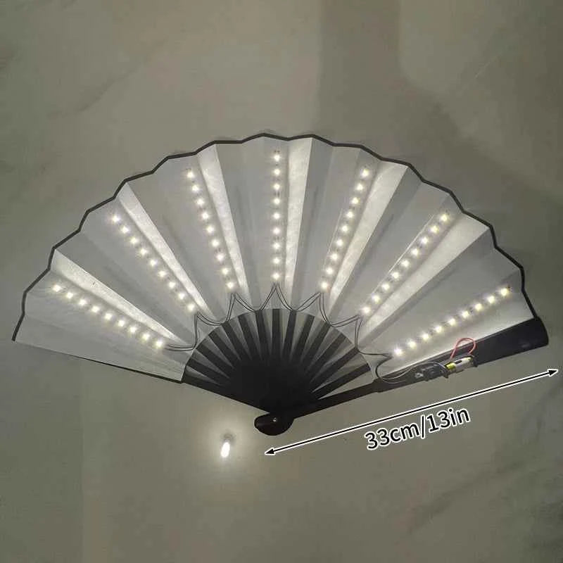 Éventail LED Pliant Lumineux pour Festivals