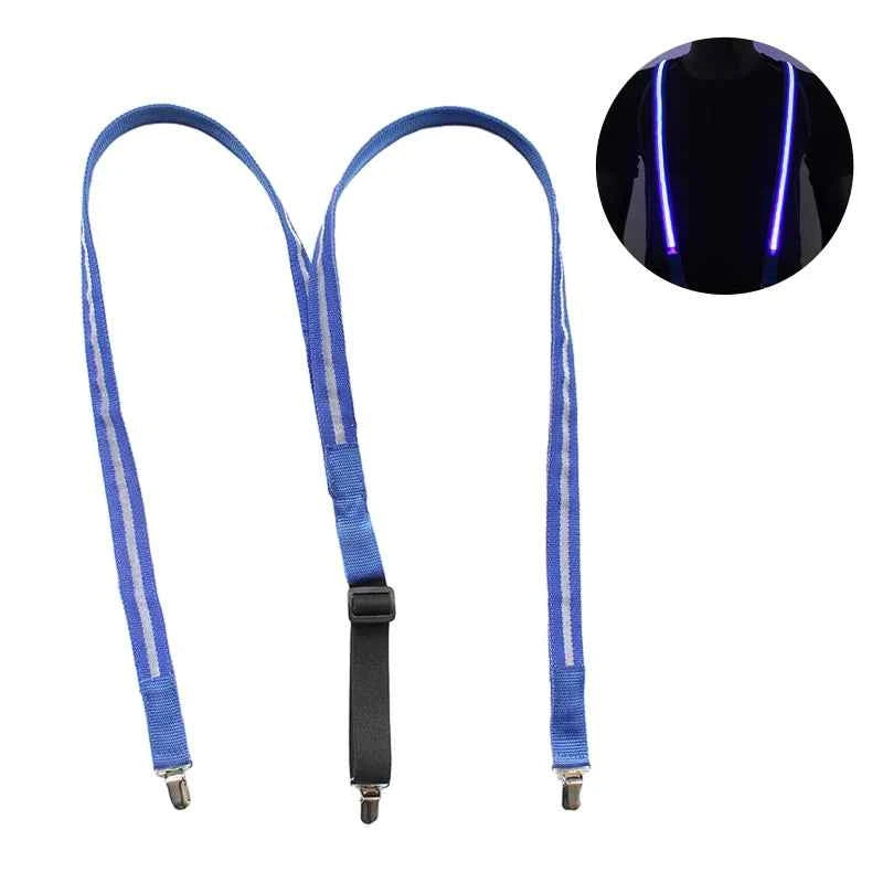 Suspenders LED Lumineux pour Fête et Halloween