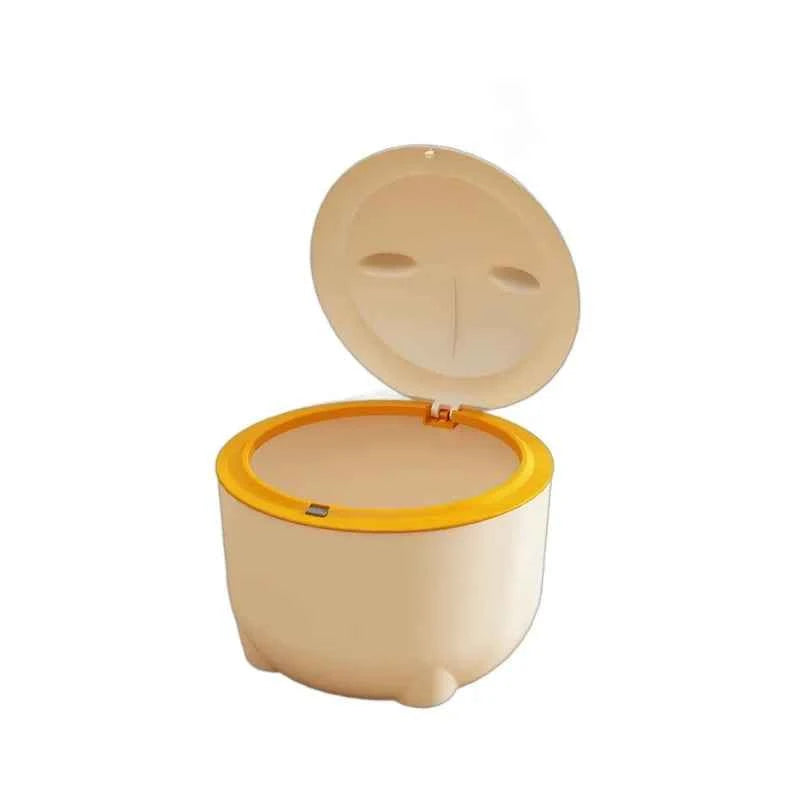 Cat Excrement Trash Can Fully Enclosed Cat Litter Basin Cat Toilet Cat Litter Special Garbage Can Excrement Supplies