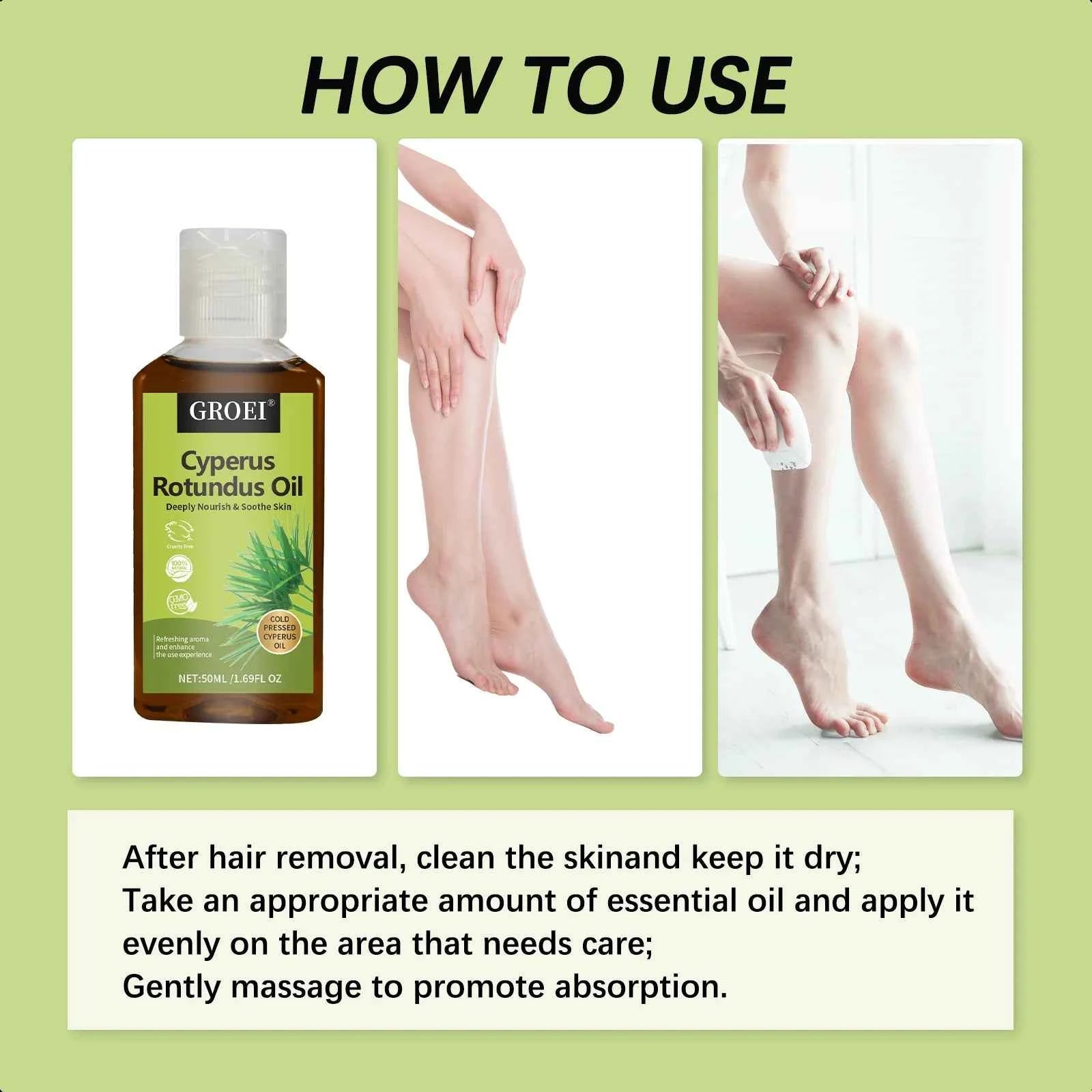 Permanent Hair inhibition Serum Painless Hair Remover Armpit Legs Arms Hair Growth Inhibitor Beauty Skin Care Body Essential OiL