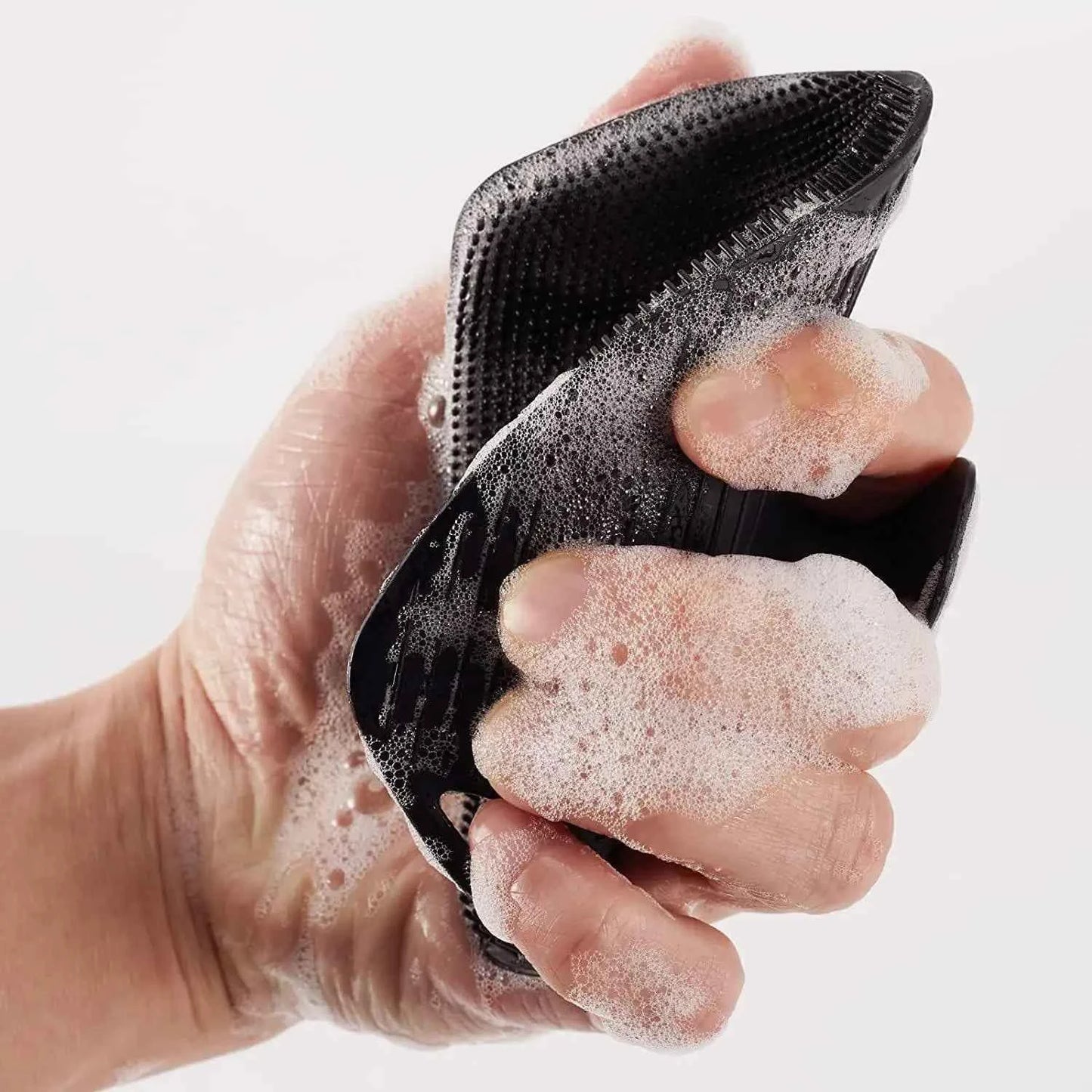 1/2PCS Soft Silicone Exfoliating Brush Cleanser Manual Body Cleaning Body Scrubber Body Care Shower Massage Bath Brush For Men