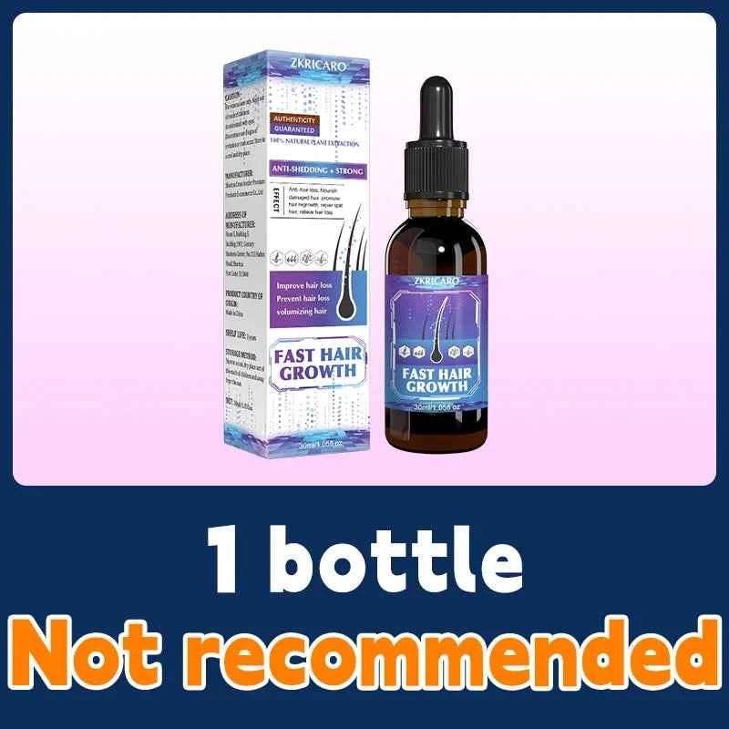 ZKRICARO 0fficial genuine, high quality hair growth essence 0il, scalp care, make hair grow thicker, no more baIIdness