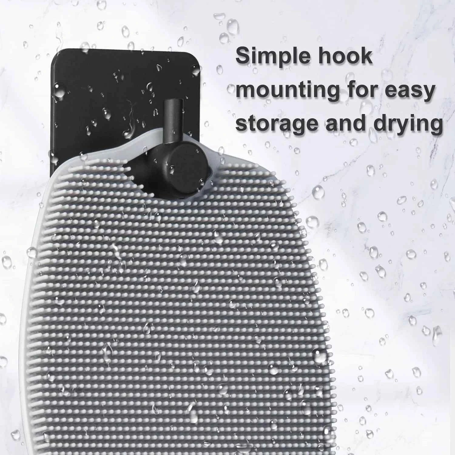 1/2PCS Soft Silicone Exfoliating Brush Cleanser Manual Body Cleaning Body Scrubber Body Care Shower Massage Bath Brush For Men