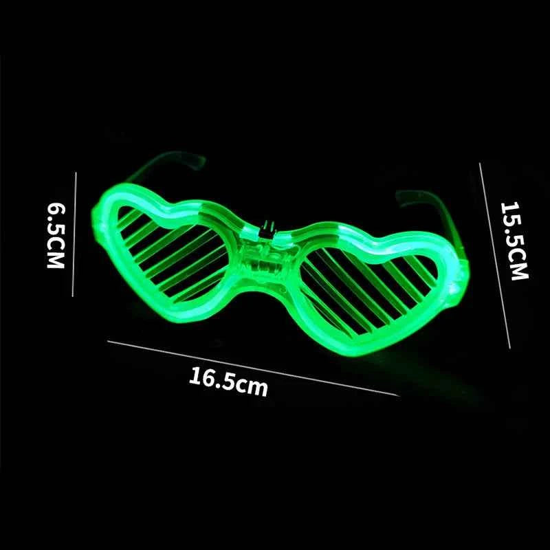 Lunettes LED Lumineuses pour Fêtes
