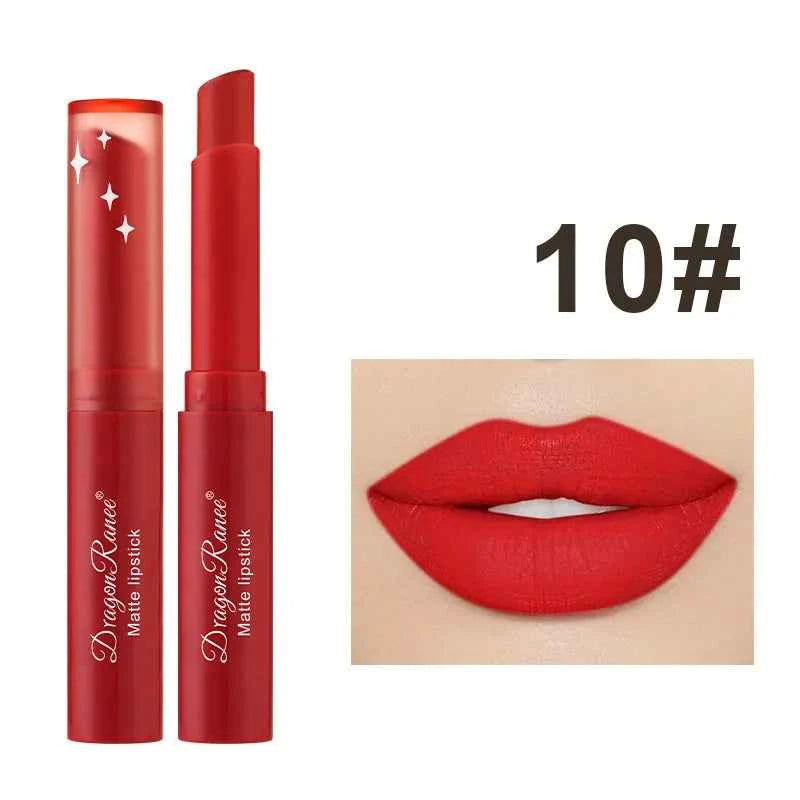 Velvet Matte Lipstick Waterproof 12 Colors Lipgloss Beauty Cosmetics Lip Glaze Lipstick Pen Soft Mist Lipstick Lips Makeup