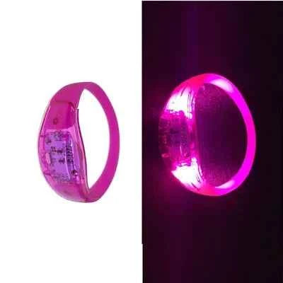 Bracelets LED Glissants Activés par le Son - 6pcs
