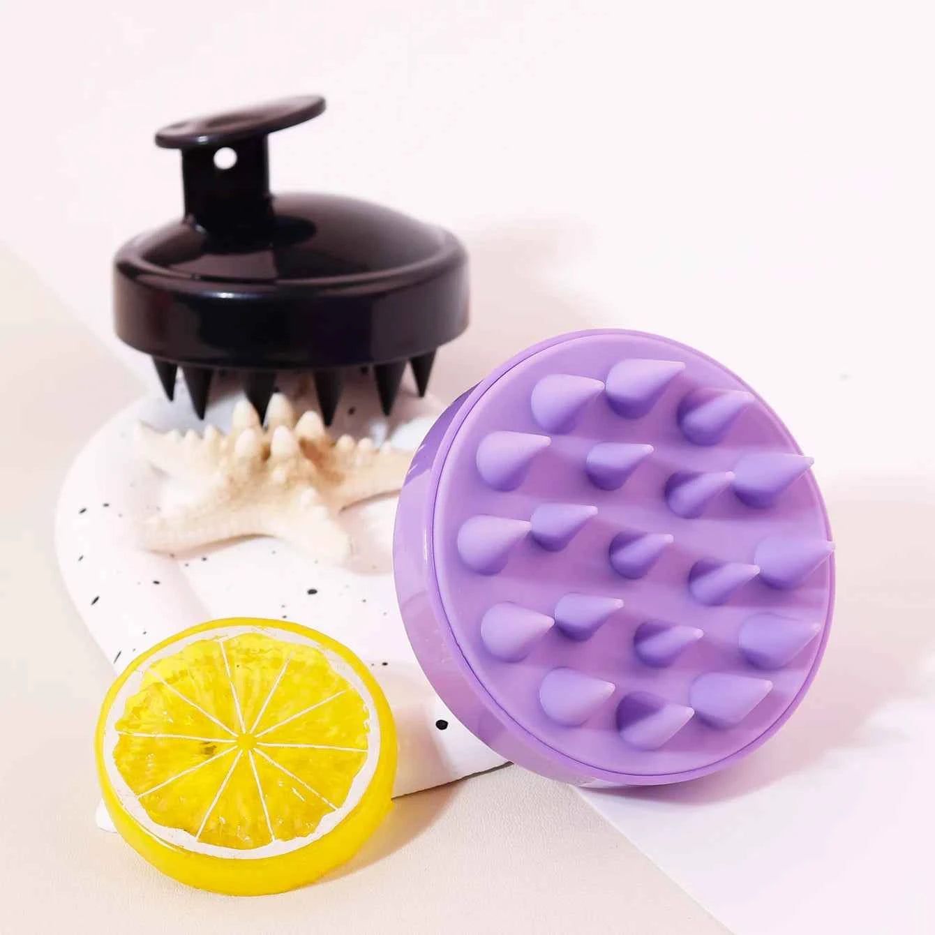 1/2/3/4/6pcs hair and scalp massage brush, scalp care brush，Special for real hair wigs