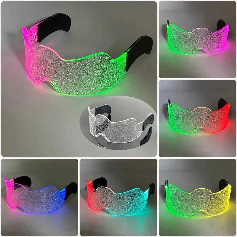 Lunettes LED Colorées Lumineuses pour Fête