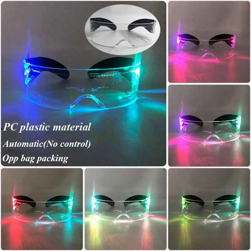 Lunettes LED Colorées Lumineuses pour Fête