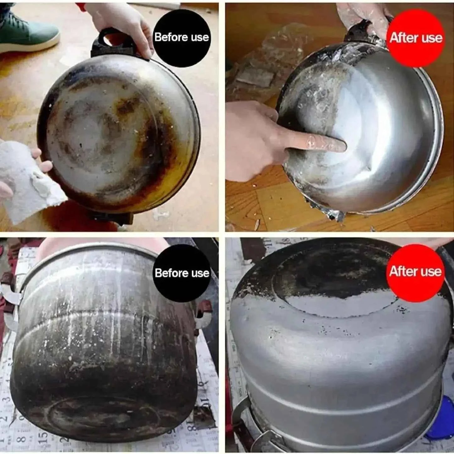 All Purpose Cleaner,Stainless Steel Cleaning Paste Powerful Cookware Rust Removal Cleaning Paste,kitchen Stainless Steel Cleaner