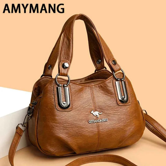 Luxury Handbags 3 Layers Large Capacity High Quality Designer Handbags Soft Leather Ladies Shoulder Crossbody Bag for Women Sac