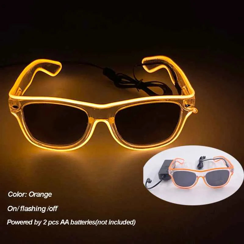 Lunettes LED Colorées Lumineuses pour Fête