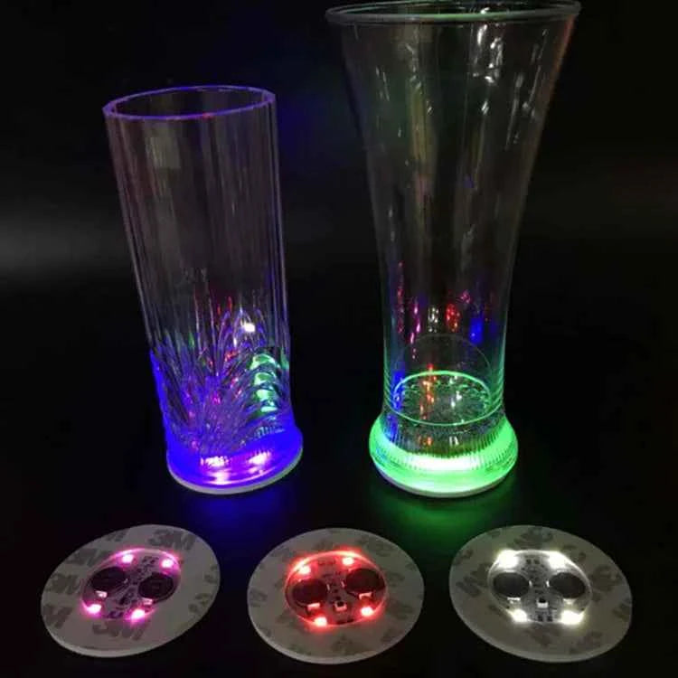 Stickers LED Colorés pour Tasses - 40 Pcs