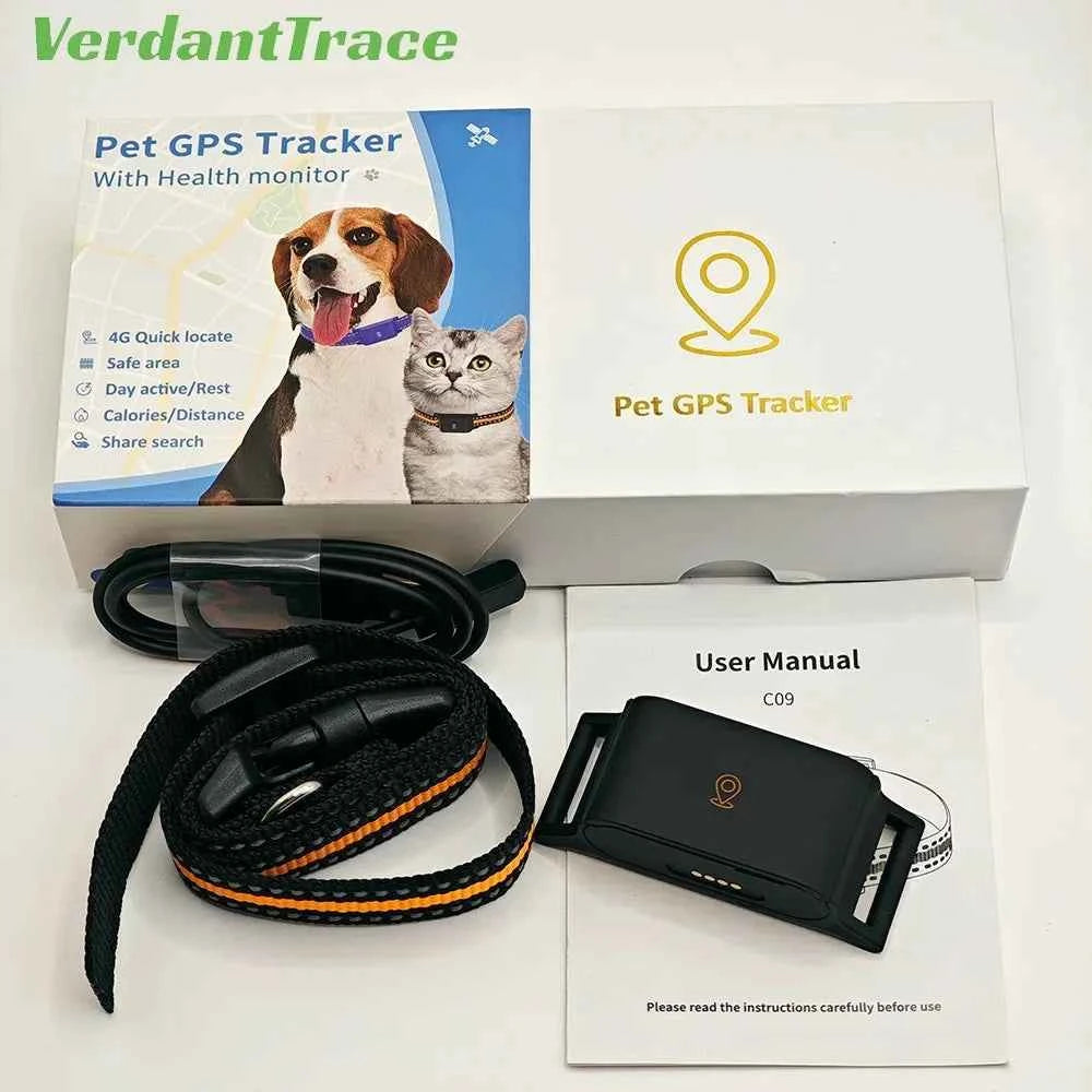 Waterproof 4G GPS Pet Tracker Mini Body Camera for Dog Cat Outdoor Adventures Smart Collar Tracking Video Recording VerdantTrace