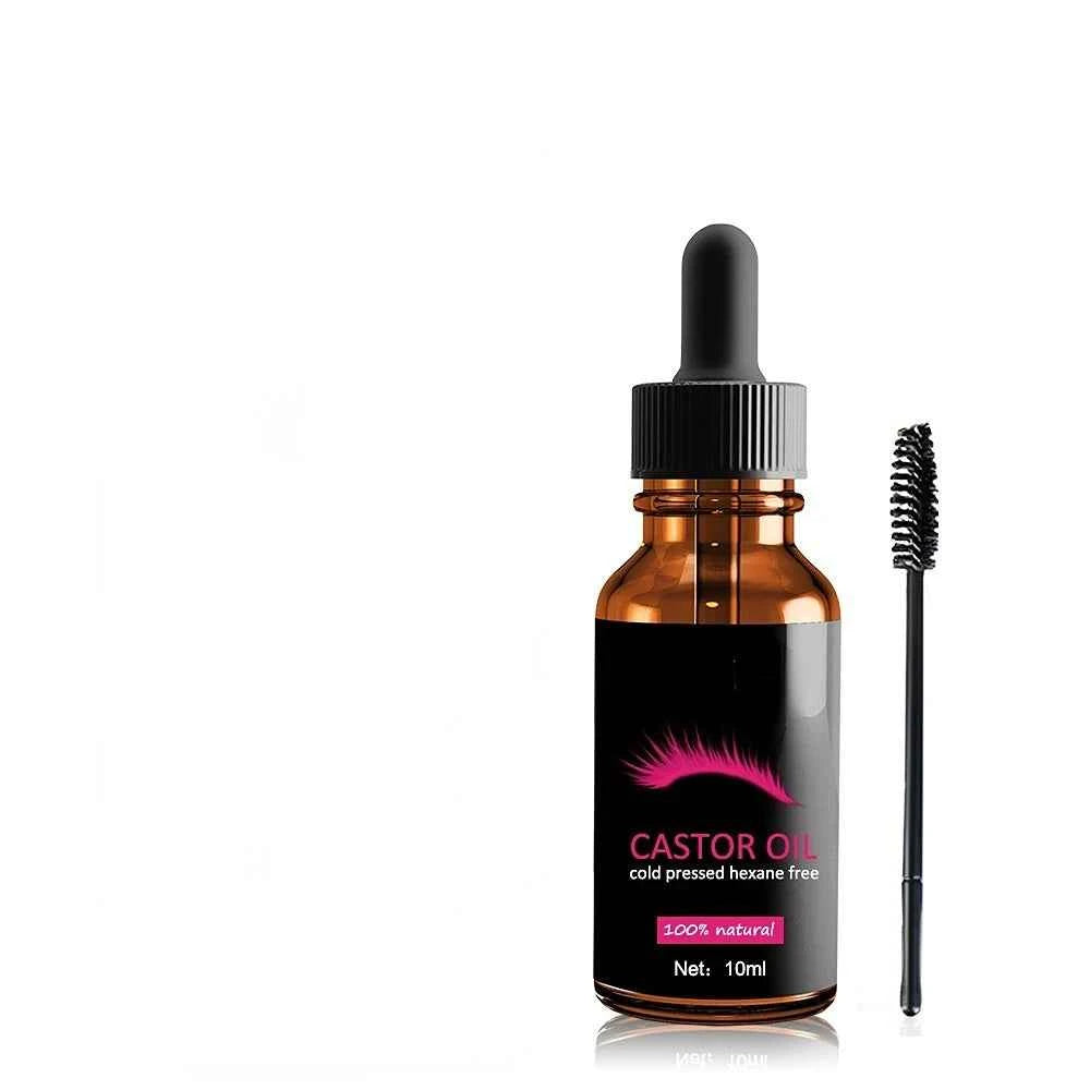 Eyelash Growth Serum Castor Oil Longer Fuller Eyelash Enhancer Eyebrow Lashes Lifting Treatment Essence Hair Nourishing Products