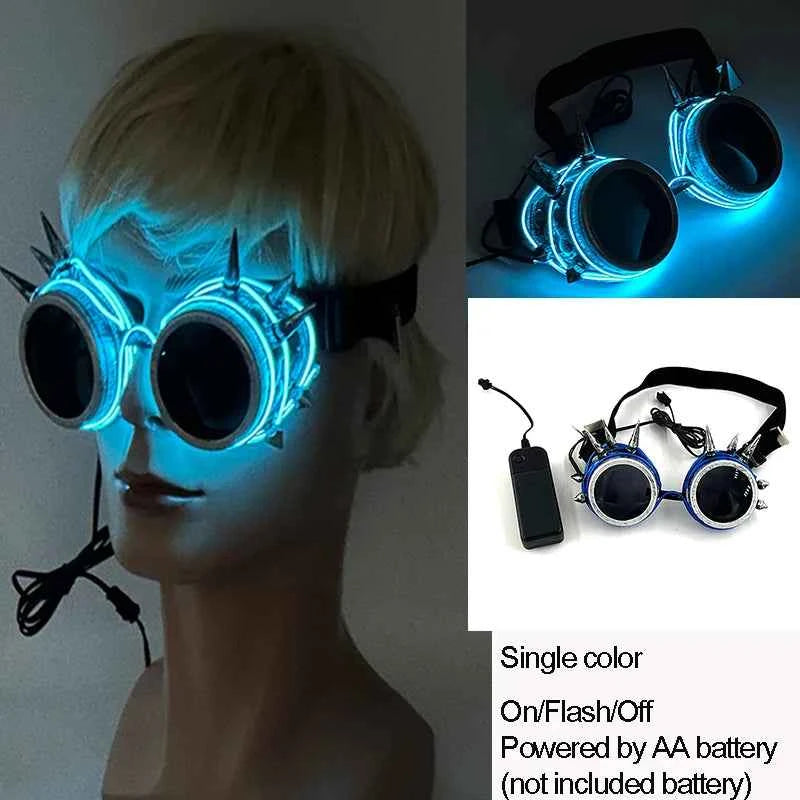 Lunettes LED Colorées Lumineuses pour Fête