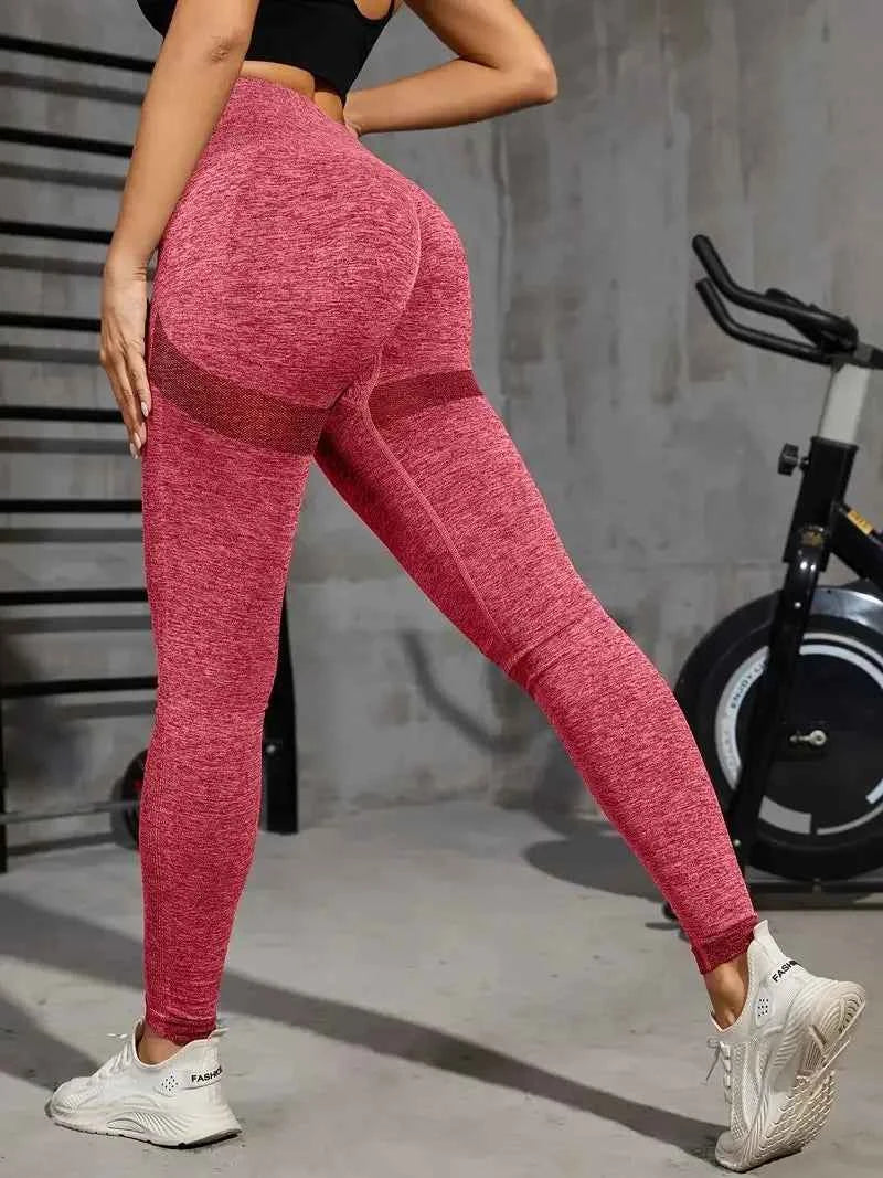 Leggings de Sport Taille Haute Femme Tummy Control