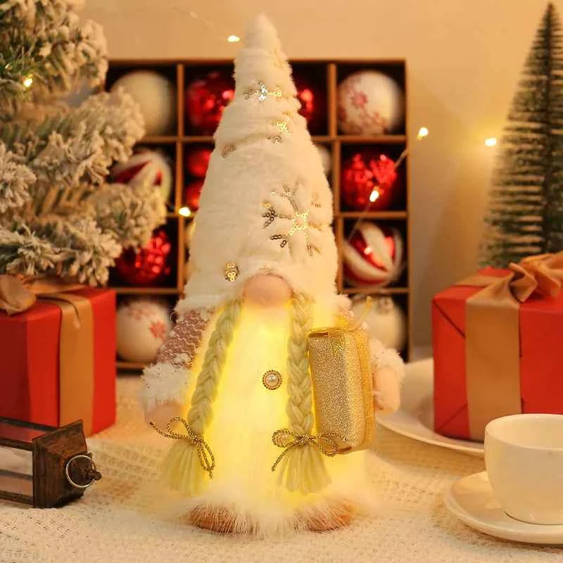Gnome de Noël LED 30cm - Décoration Magique