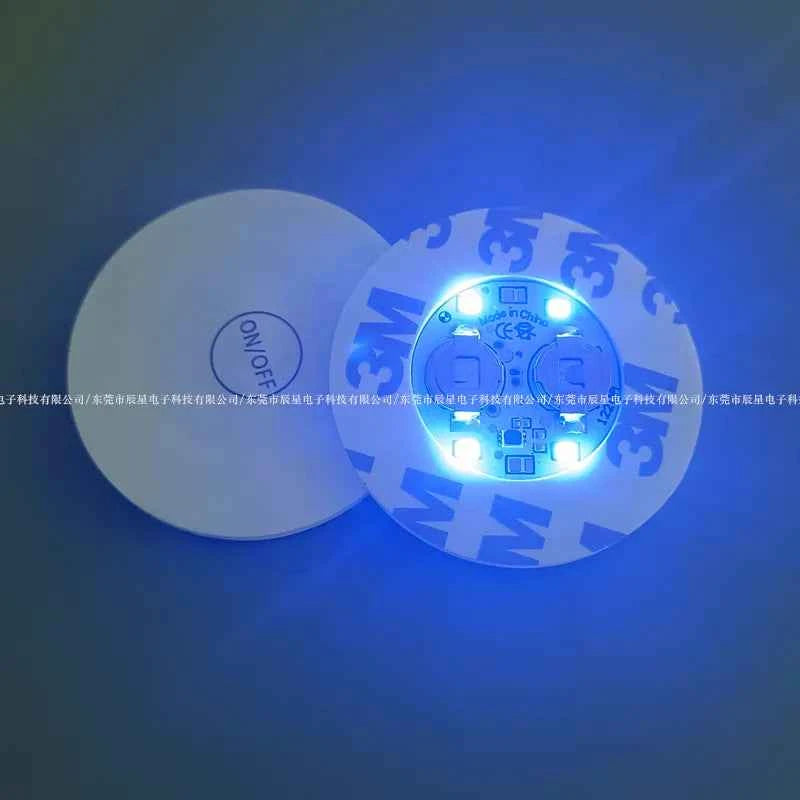 Stickers LED Colorés pour Tasses - 40 Pcs