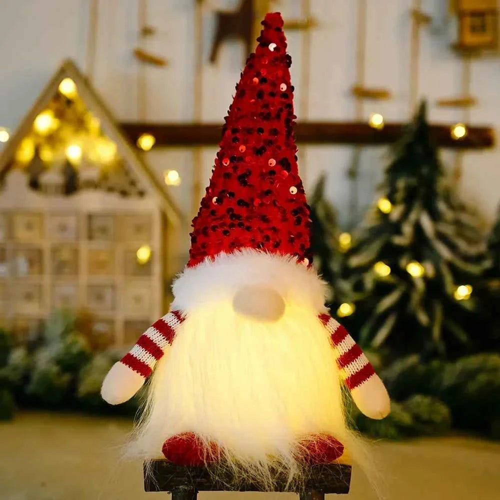 Gnome de Noël LED 30cm - Décoration Magique