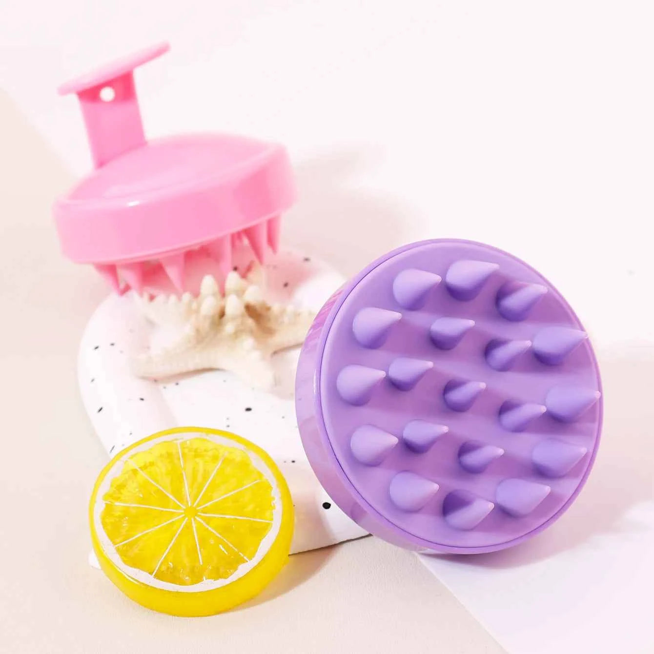 1/2/3/4/6pcs hair and scalp massage brush, scalp care brush，Special for real hair wigs