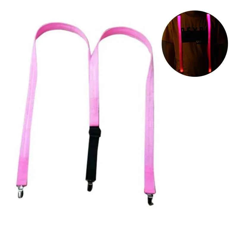 Suspenders LED Lumineux pour Fête et Halloween