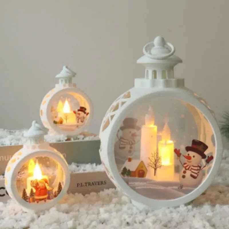 Lampe de Noël décorative Noël - Bonhomme de neige