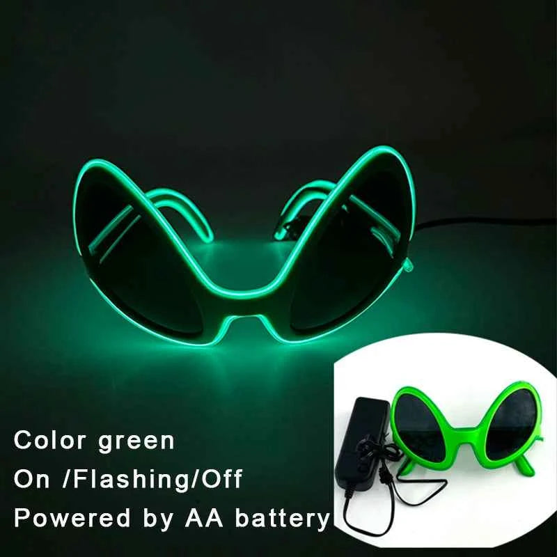 Lunettes LED Colorées Lumineuses pour Fête